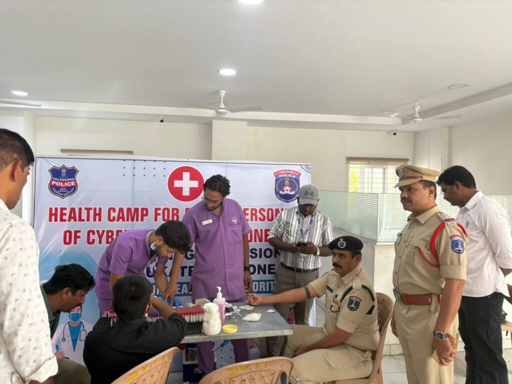పోలీస్ సిబ్బంది తమ ఆరోగ్యం పట్ల అప్రమత్తంగా ఉండాలి: డీసీపీ రితీరాజ్…