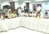 నియోజకవర్గ సమావేశంలో పాల్గొన్న బండి రమేష్